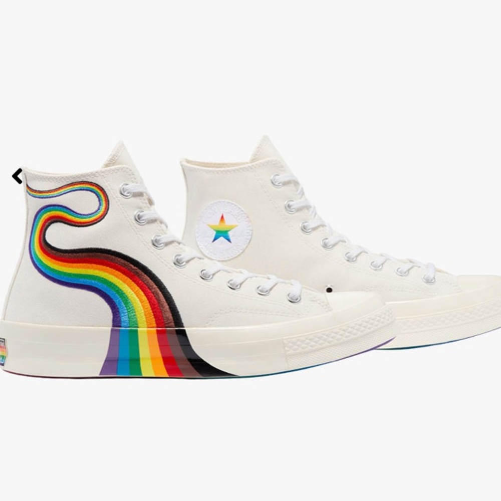 *NEW* Converse Pride Rainbow 🌈 Chuck Taylors 70 High Tops Size 7